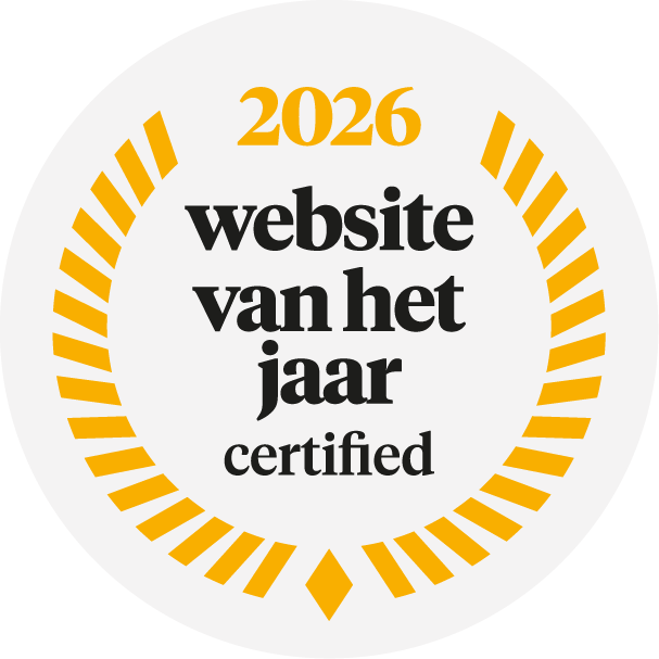 Website van het Jaar 2026 certified