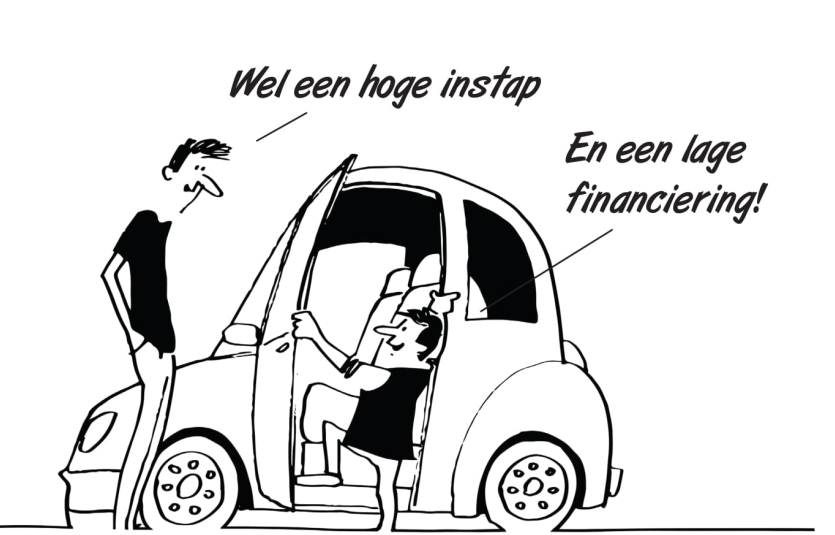 en een lage financiering