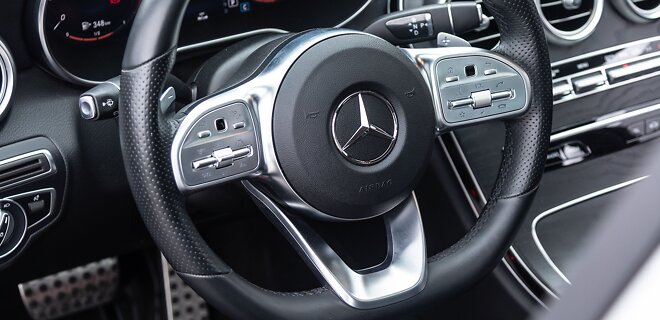 Mercedes C klasse binnenkant